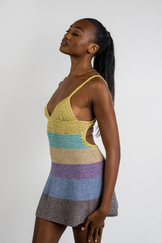 Ray Dress in Yellow